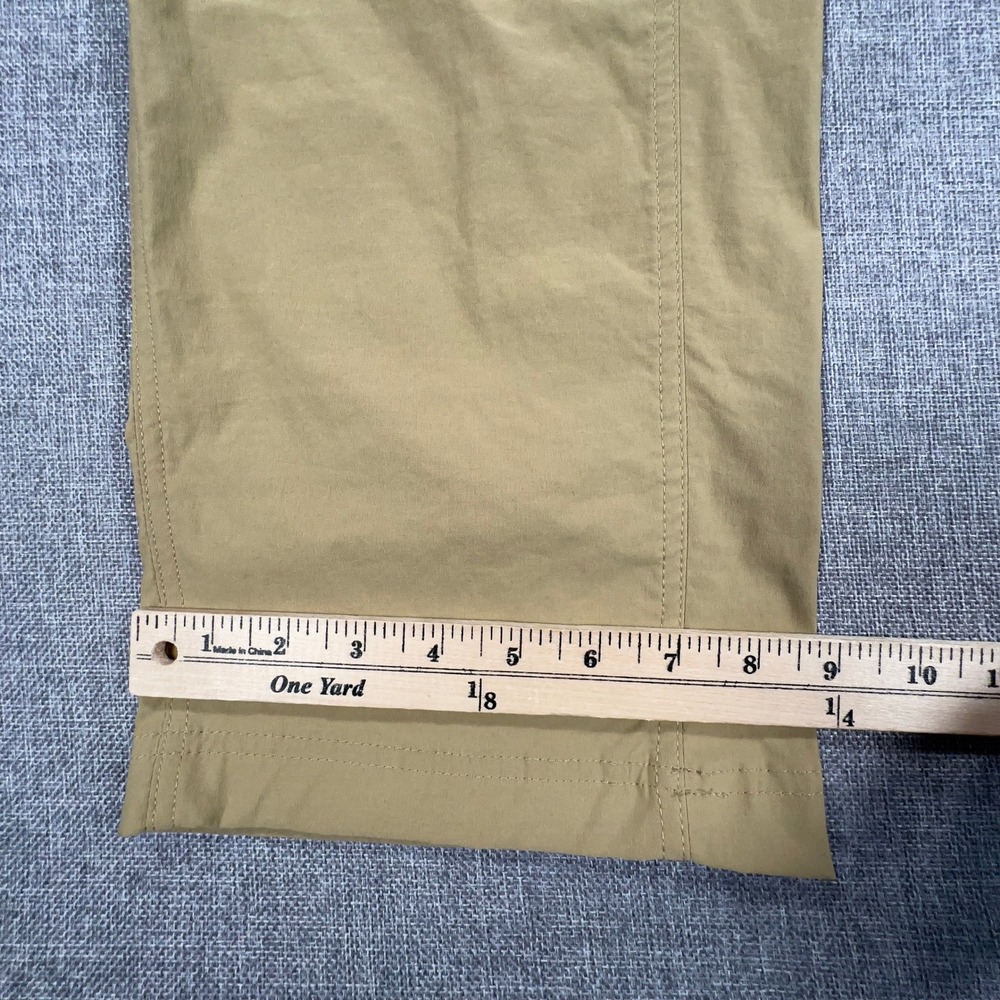 Eddie Bauer Guide Pro Pants Mens 38x32 (Fits as 38x31) Tan Stretch Hiking Travel - Picture 7 of 12